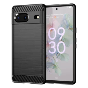 Funda para móvil Google Pixel 7 Carcasa Silicona Fibra de Carbono Elástica Antigolpes