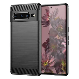 Funda para móvil Google Pixel 7 Pro Carcasa Silicona Fibra de Carbono Elástica Antigolpes