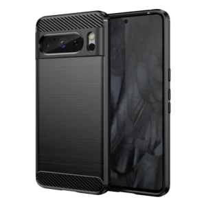 Funda para móvil Google Pixel 8 Pro Carcasa Silicona Fibra de Carbono Elástica Antigolpes