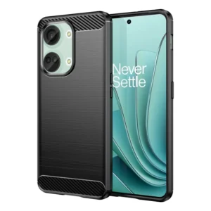 Funda para OnePlus Nord 3 Carcasa Silicona Fibra de Carbono Elástica Antigolpes