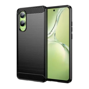 Funda para OnePlus Nord CE 4 Lite Carcasa Silicona Fibra de Carbono Elástica Antigolpes