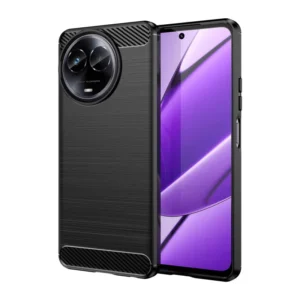 Funda para móvil Realme 11 5G Carcasa Silicona Fibra de Carbono Elástica Antigolpes