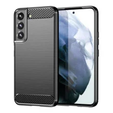 Funda para Samsung Galaxy S23 Carcasa Silicona Fibra de Carbono Elástica Antigolpes