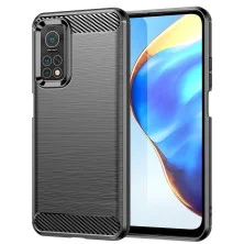 Funda para Xiaomi Mi 10T / Mi 10T Pro Carcasa Silicona Fibra de Carbono El谩stica Antigolpes