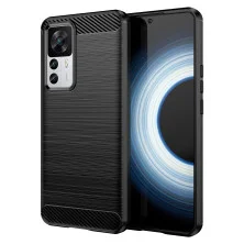 Funda para Xiaomi Mi 12T / Mi 12T Pro Carcasa Silicona Fibra de Carbono El谩stica Antigolpes
