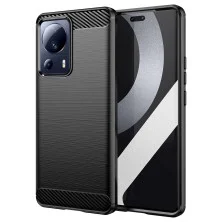 Funda para Xiaomi Mi 13 Lite Carcasa Silicona Fibra de Carbono Elástica Antigolpes