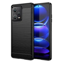 Funda para Xiaomi Redmi Note 12 Pro Plus Carcasa Silicona Fibra de Carbono Elástica Antigolpes