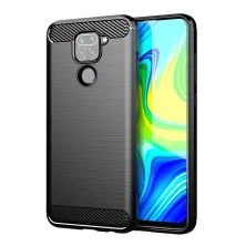 Funda para Xiaomi Redmi Note 9 Carcasa Silicona Fibra de Carbono Elástica Antigolpes