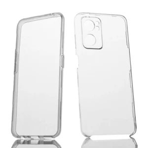 Funda 360 Grados para Oppo Find X5 Lite Carcasa Doble Cara Completa Transparente Delantera y Trasera