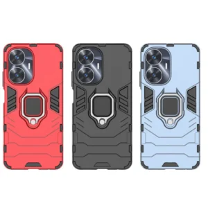 Funda para móvil Realme C55 Carcasa Magnética con Anillo Imán Antigolpes Resistente Rígida Dura