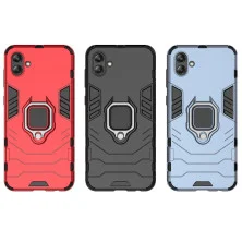 Funda para móvil Samsung Galaxy A04 Carcasa Magnética con Anillo Imán Antigolpes Resistente Rígida Dura