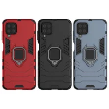 Funda para móvil Samsung Galaxy A12 / M12 Carcasa Magnética con Anillo Imán Antigolpes Resistente Rígida Dura