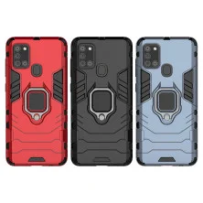 Funda para móvil Samsung Galaxy A21s Carcasa Magnética con Anillo Imán Antigolpes Resistente Rígida Dura