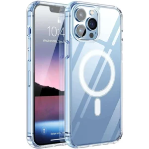 Funda Compatible Magsafe para móvil Apple iPhone 11 - Carcasa Transparente Magnética